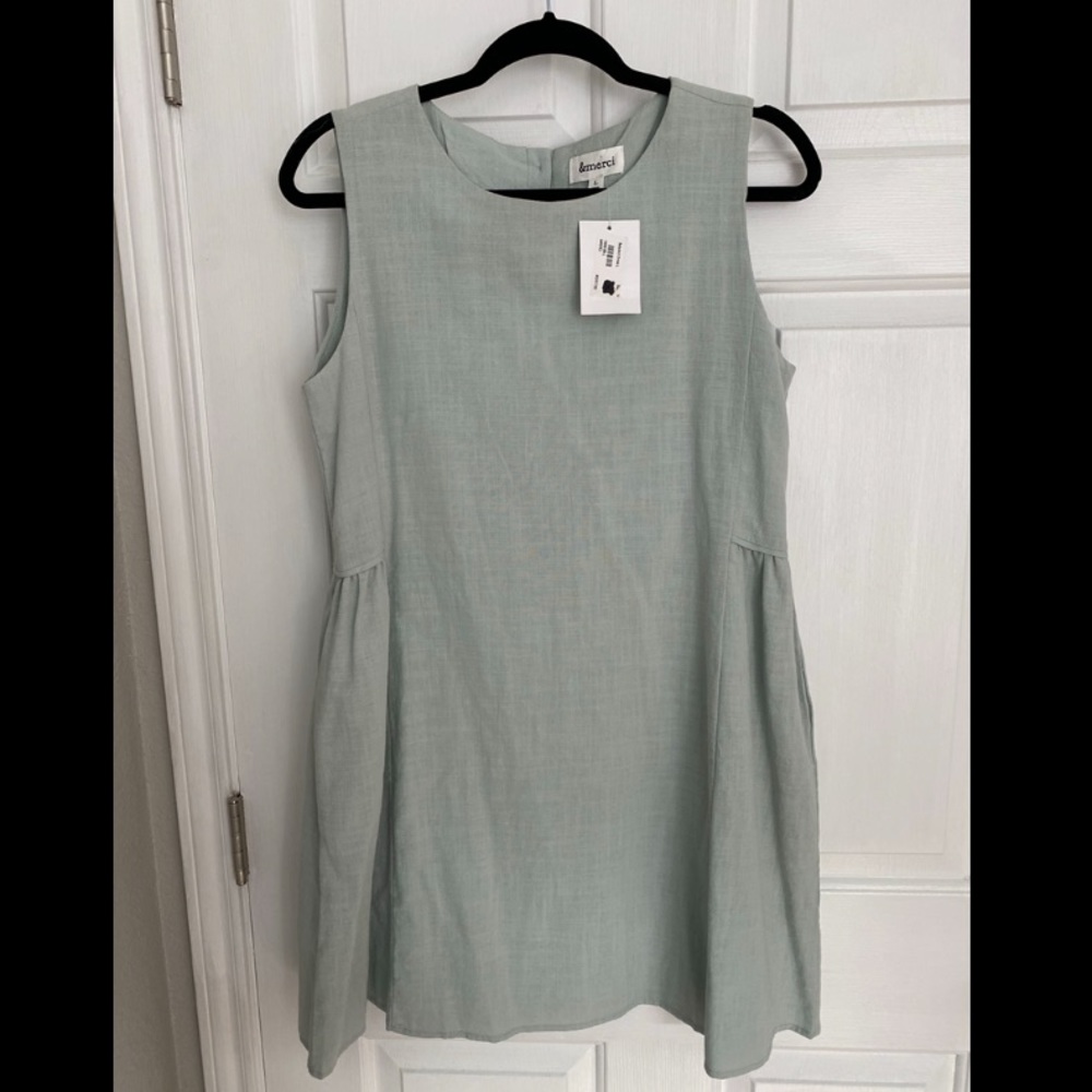 &merci Mint Babydoll Mini sz L tailored sz Med